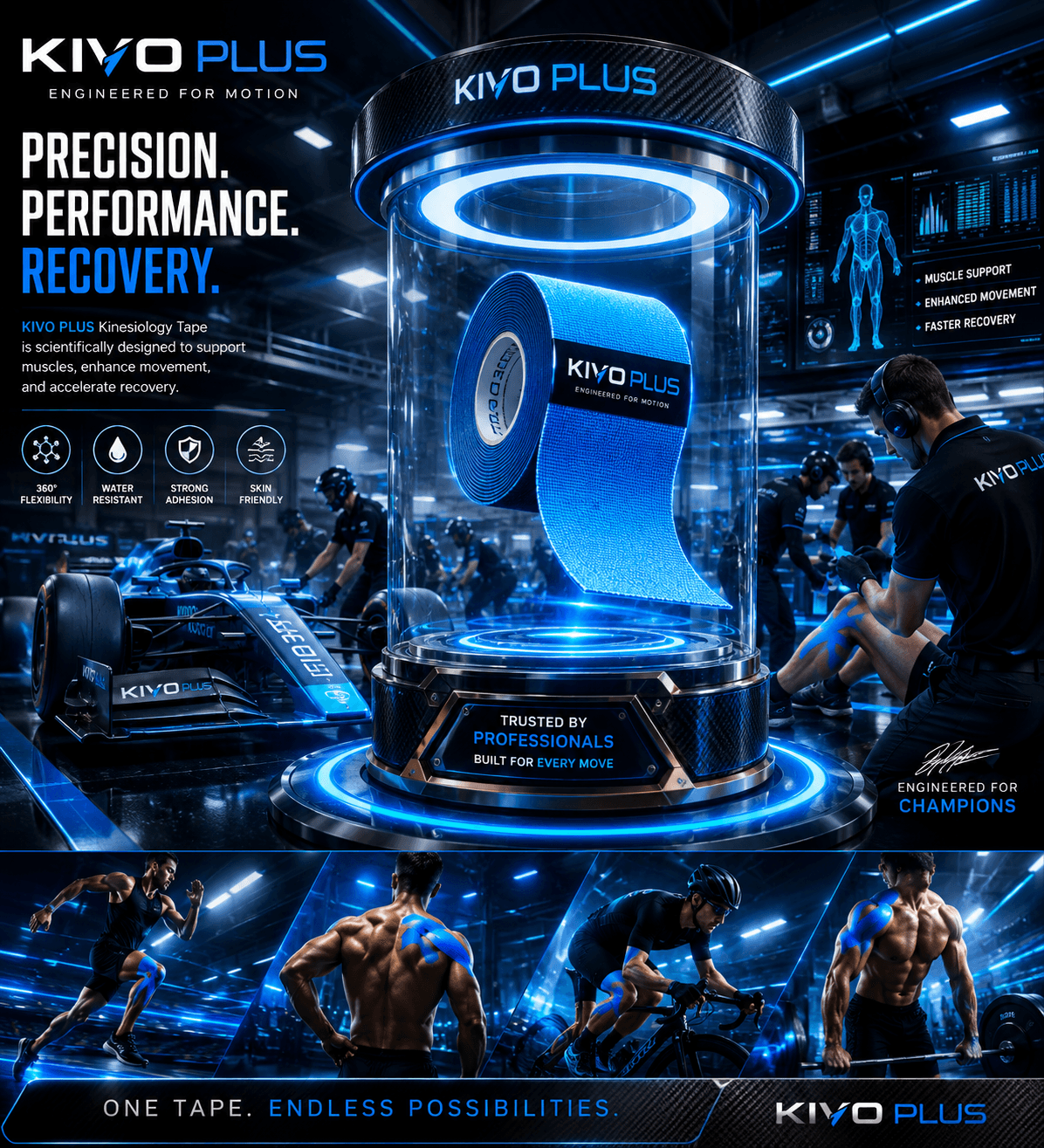 Kivo Plus Kinesiology Tape